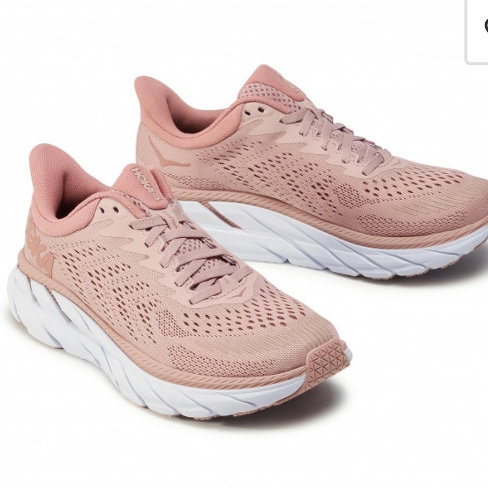 Pink Hoka Clifton 7
